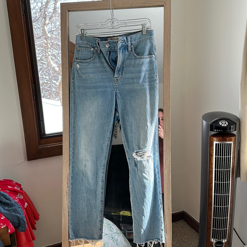 Madewell straight leg jean